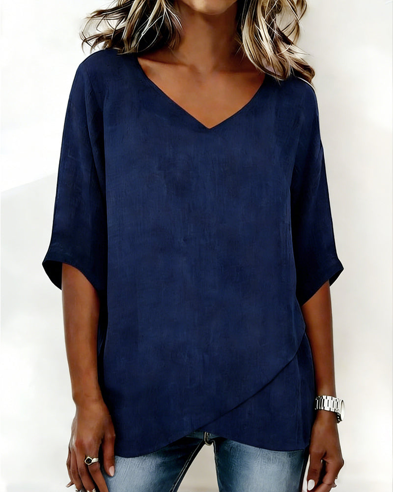 Donna | Top Irregular with V-Neck