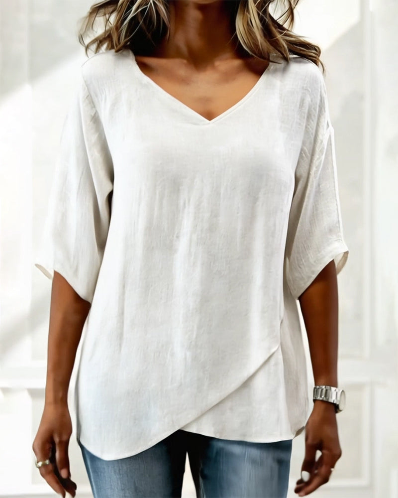 Donna | Top Irregular with V-Neck