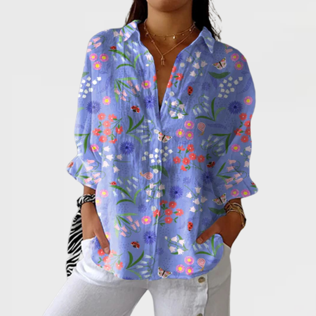 Megan | Playful Dogs Blouse